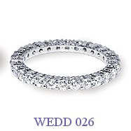 Diamond Wedding Ring - WEDD 026